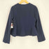 セルフォード CELFORD 23AW ネイビーノーカラーペプラムジャケット レディース 36