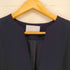 セルフォード CELFORD 23AW ネイビーノーカラーペプラムジャケット レディース 36