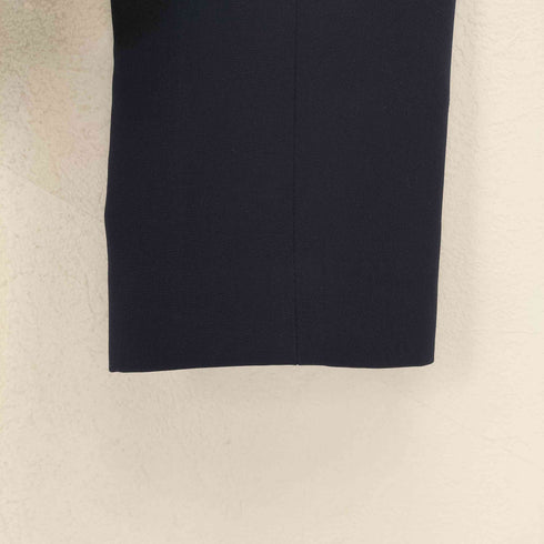 セルフォード CELFORD 23AW ネイビーノーカラーペプラムジャケット レディース 36