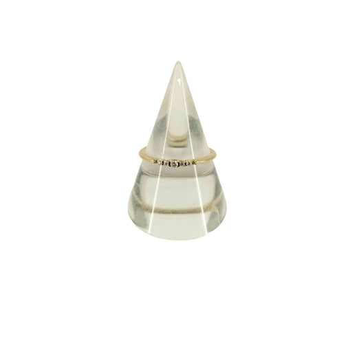 アガット agete 0.04ct K10 ダイヤモンドリング レディース 13号