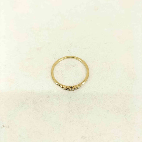 アガット agete 0.04ct K10 ダイヤモンドリング レディース 13号