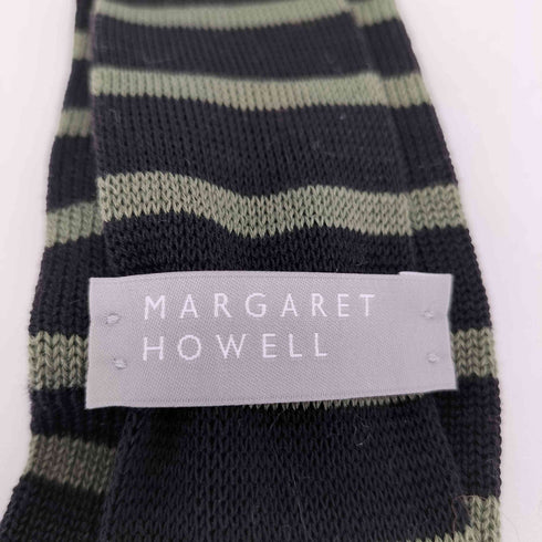 マーガレットハウエル MARGARET HOWELL ボーダー ニットタイ メンズ