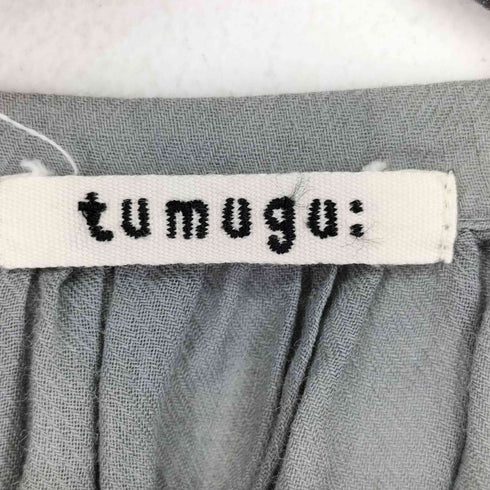 ツムグ tumugu: ラミーツイルワンピース レディース FREE