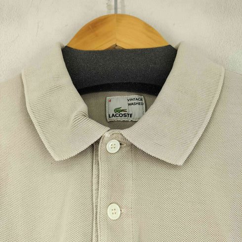 ラコステ LACOSTE ワンポイント刺繍 S/S ポロシャツ メンズ JPN:4