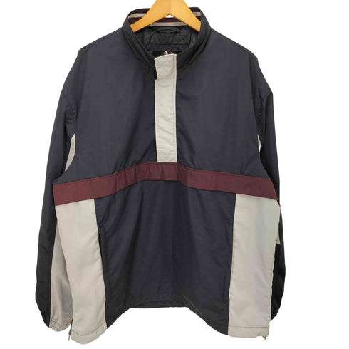ザラ ZARA スタンドネック ハーフジップ ナイロンジャケット メンズ import:L