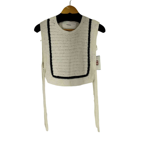 アダワズ ADAWAS CROCHET TIE VEST レディース FREE