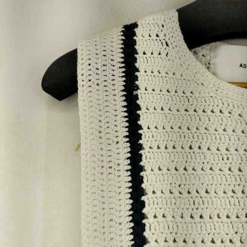 アダワズ ADAWAS CROCHET TIE VEST レディース FREE