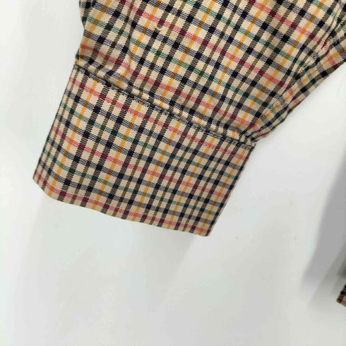 ダックスゴルフ DAKS GOLF チェック柄 片ポケ コットンフランネルシャツ メンズ JPN:M