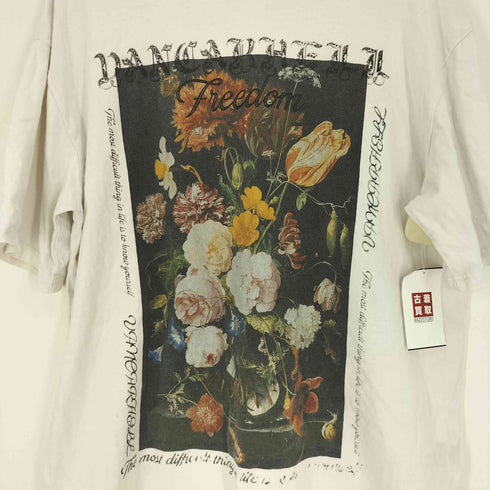 VANCARHELL フラワー プリント Tシャツ メンズ import:L