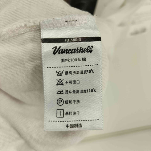 VANCARHELL フラワー プリント Tシャツ メンズ import:L