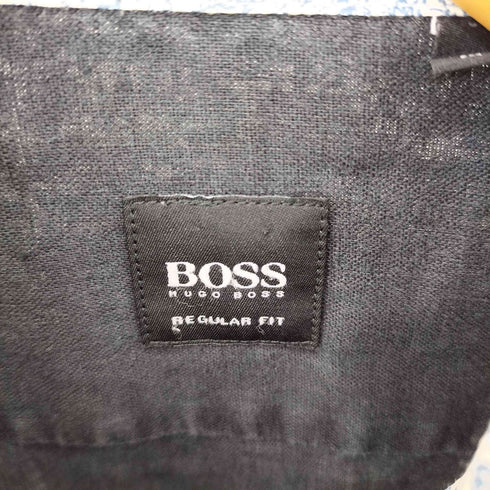 ボスヒューゴボス BOSS HUGO BOSS リネンレギュラーカラーL/S シャツ メンズ JPN:M