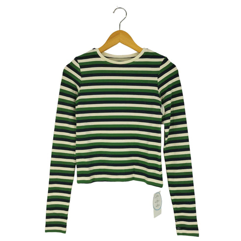 ティーナジョジュン TINA:JOJUN フレンチ ボーダーカットソー Tシャツ レディース JPN:M