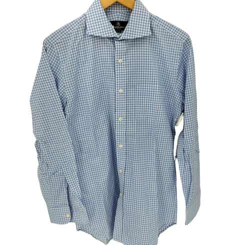 アクアスキュータム AQUASCUTUM コットンギンガムチェックレギュラーカラーシャツ メンズ 39-84