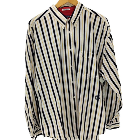 トミーヒルフィガー TOMMY HILFIGER 90S コットンフロント刺繍L/S BDシャツ メンズ JPN:XL