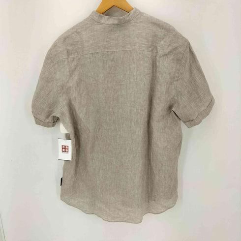 エンポリオアルマーニ EMPORIO ARMANI リネンバンドカラーS/Sシャツ メンズ JPN:XL