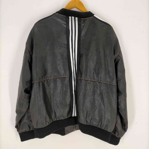 ADIDAS AYNE リメイク レザー トラックジャケット メンズ JPN:XL