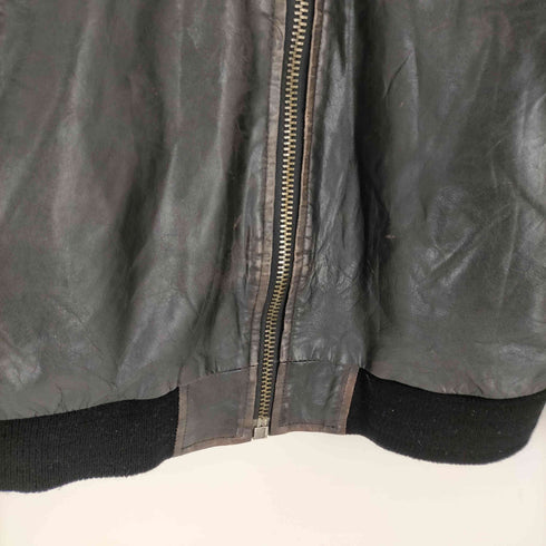 ADIDAS AYNE リメイク レザー トラックジャケット メンズ JPN:XL