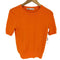 ザラ ZARA PLAIN KNIT SHORT SLEEVE BASIC TOP プレーン ニット ショート スリーブ ベーシック トップス レディース import:S