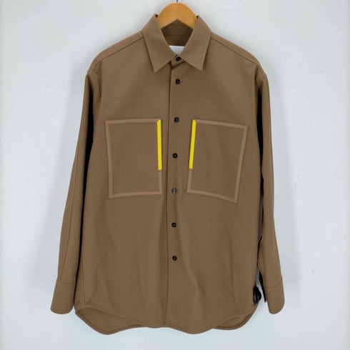 ジルサンダー JIL SANDER pocket detail canvas shirt メンズ 38