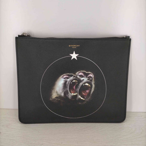 ジバンシィ GIVENCHY モンキー ブラザーズ プリント クラッチバッグ メンズ