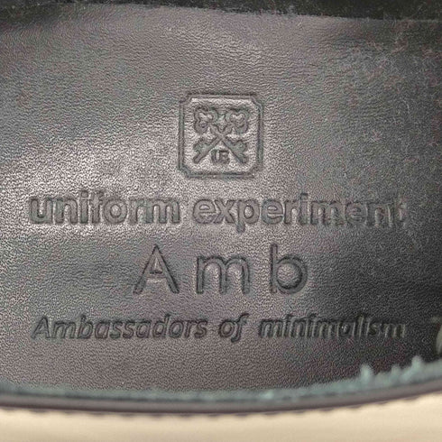 ユニフォームエクスペリメント uniform experiment レザー レースアッププレーントゥ メンズ JPN:41
