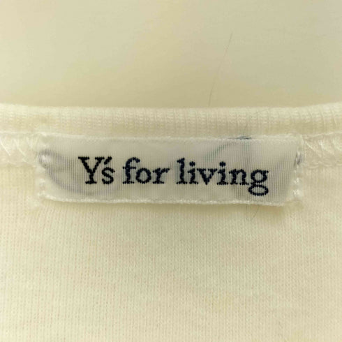 ワイズフォーリビング Ys for living S/S クルーネック Tシャツ レディース