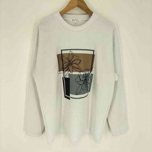 ザショップティーケー THE SHOP TK 24AW ステッチ ワーク グラフィック ロンTシャツ メンズ JPN:L