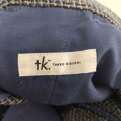 ティーケータケオキクチ tk. TAKEO KIKUCHI スプリング ツイード ワイド フレア パンツ メンズ JPN:L