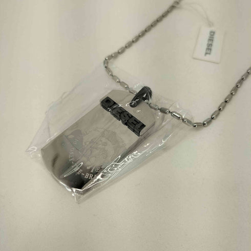ディーゼル DIESEL ドッグタグネックレス ステンレススチール製 メンズ