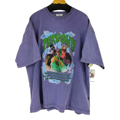 ペルーシュ Perushu ヴィンテージライクロックTシャツ メンズ JPN:L