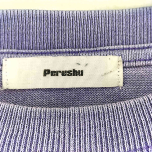 ペルーシュ Perushu ヴィンテージライクロックTシャツ メンズ JPN:L