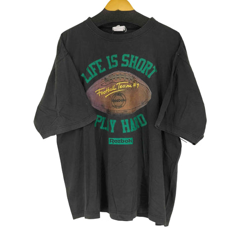 リーボック Reebok 00s プリントクルーネックTシャツ メンズ JPN:XL
