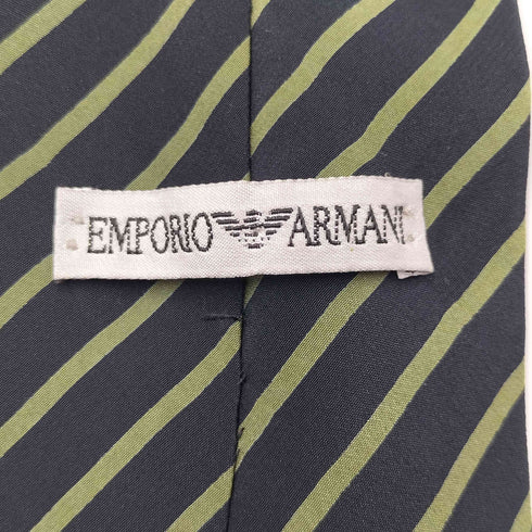 エンポリオアルマーニ EMPORIO ARMANI イタリア製 ストライプ シルク トラッド ネクタイ メンズ