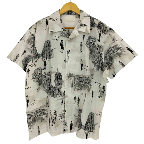 アメリ AMERI 21ss MEDI MALAGA OVER SHIRT マラガ オープンカラーシャツ レディース JPN:M