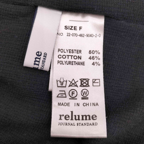 ジャーナルスタンダードレリューム JOURNAL STANDARD relume デザイン ノースリーブ カットソー レディース FREE
