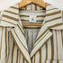 ロクビューティーアンドユースユナイテッドアローズ 6 BEAUTY & YOUTH UNITED ARROWS STRIPE PRINT SHORT SLEEVE SHIRT ストライプ プリント 半袖シャツ レディース JPN:M
