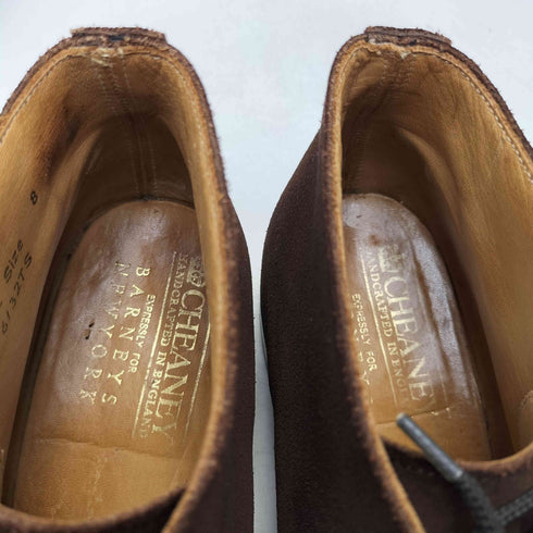 バーニーズニューヨーク BARNEYS NEWYORK CHEANEY 別注 スウェード レザー チャッカ ブーツ メンズ 8