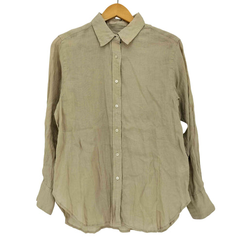 スローブイエナ SLOBE IENA European Linen レギュラーシャツ レディース JPN:36