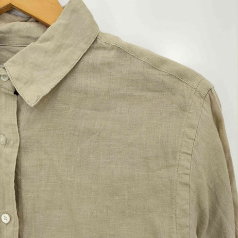 スローブイエナ SLOBE IENA European Linen レギュラーシャツ レディース JPN:36