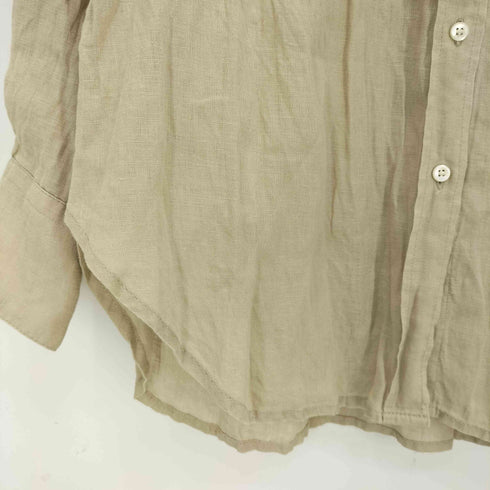 スローブイエナ SLOBE IENA European Linen レギュラーシャツ レディース JPN:36