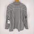 イッセイミヤケメン ISSEY MIYAKE MEN 筆タグ ストライプ比翼シャツ メンズ JPN:M