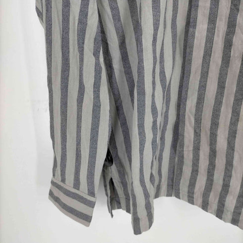 イッセイミヤケメン ISSEY MIYAKE MEN 筆タグ ストライプ比翼シャツ メンズ JPN:M