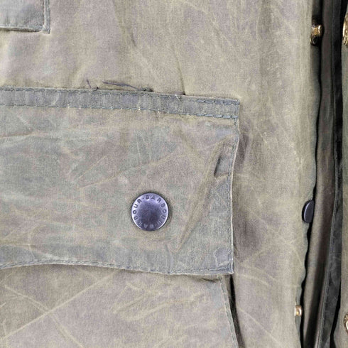 バブアー Barbour 80S borderオイルドジャケット メンズ C34/86