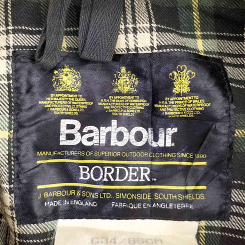 バブアー Barbour 80S borderオイルドジャケット メンズ C34/86