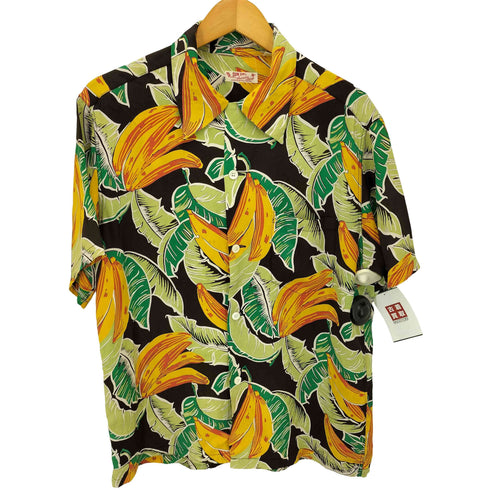 サンサーフ SUN SURF ISLAND BANANA 洋柄レーヨンアロハシャツ メンズ JPN:M