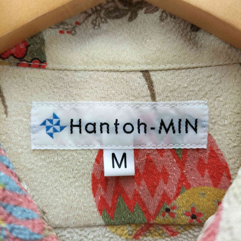 Hantoh-MIN 和柄総柄半袖シャツ メンズ JPN:M
