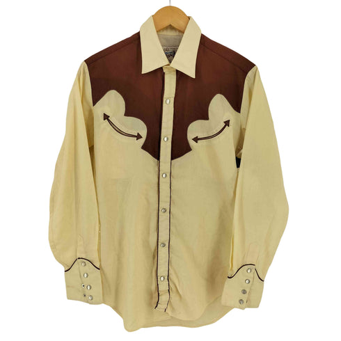 ギャップ Gap USA製 OLD スマイルポケットウエスタンシャツ メンズ import:M