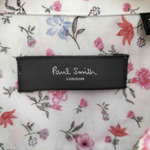 ポールスミスロンドン Paul Smith LONDON 小花柄 総柄 S/S レギュラーカラー シャツ メンズ import:XL