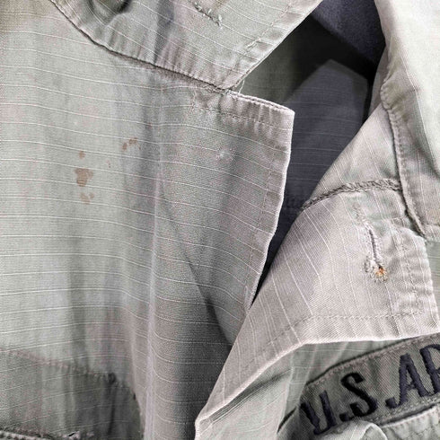 ユーエスアーミー U.S. ARMY 69年会計 4th JUNGLE FATIGUE JACKET メンズ SMLL LONG