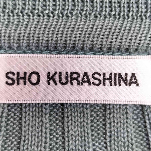 SHO KURASHINA クロップド ニットポロ レディース